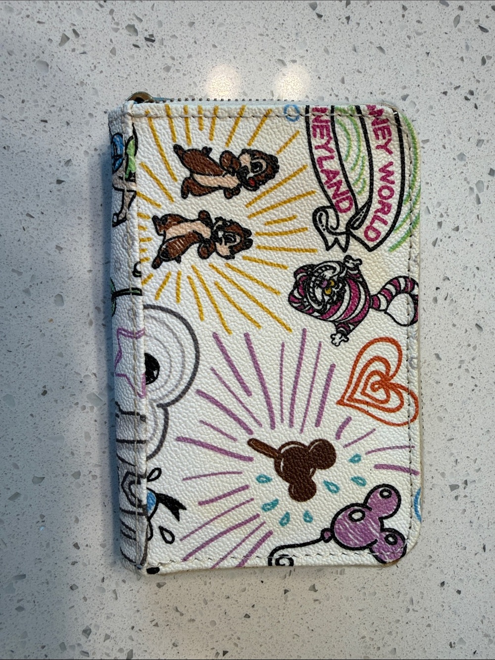 Dooney & Bourke Mickey Mouse Sketch Wallet Phone Case - White Multicolor - Picture 3 of 3